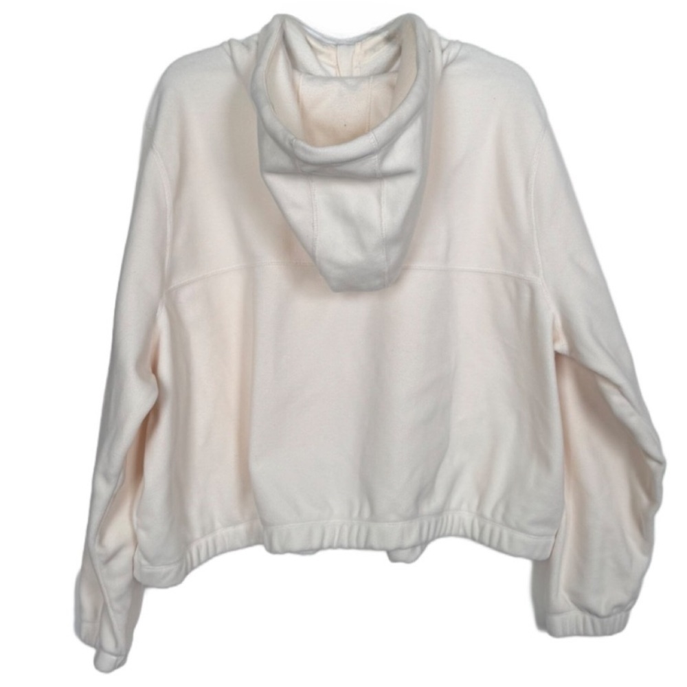 Nike Therma-FIT One Women's Oversized Full-Zip Fleece Hoodie (Plus) Ivory NWT - Picture 11 of 12
